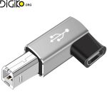 تبدیل مادگی تایپ سی به USB پرینتری MINI TECH