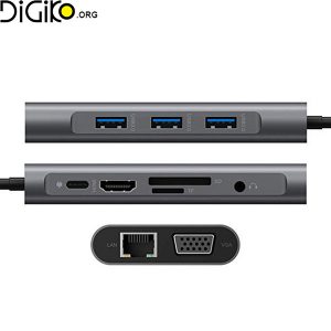 هاب داک تایپ سی 10در1 مینی تک