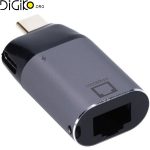 تبدیل تایپ سی به LAN GB + PD مارک MINI TECH