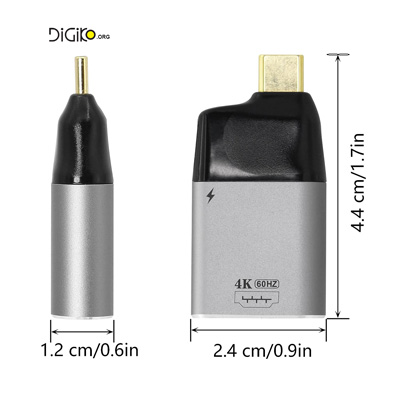 تبدیل تایپ سی به HDMI 4K+ PD مارک MINI TECH