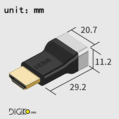  تبدیل نری به مادگی HDMI مینی تک