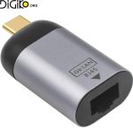 تبدیل تایپ سی به LAN GB مارک MINI TECH