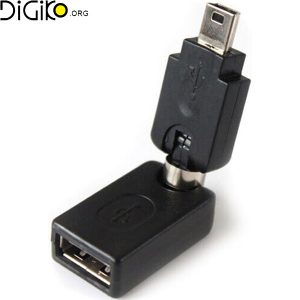 تبدیل OTG مینی USB گردشی