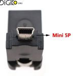 تبدیل OTG مینی USB گردشی