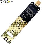 تبدیل Nvme M-KEY به TYPE-C مینی تک