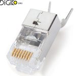 سوکت شبکه CAT 7 جلوباز بسته 100 عددی