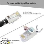 سوکت شبکه CAT 7 جلوباز بسته 100 عددی