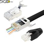سوکت شبکه CAT 7 جلوباز بسته 100 عددی