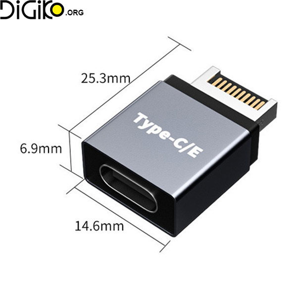 تبدیل تایپ سی ماده به USB TYPE-E مارک MINI TECH
