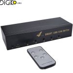 سوئيچ کی وی اِم 4 پورت VGA فرانت