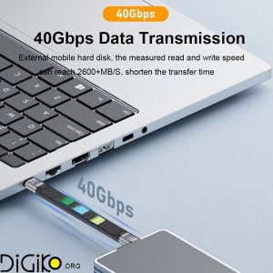 کابل دوسر تایپ سی 240 وات مارک مینی تک