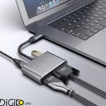 هاب داک تایپ سی 4در1 مینی تک