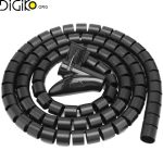 سیم جمع کن 2 متری 25 میل رنگ مشکی