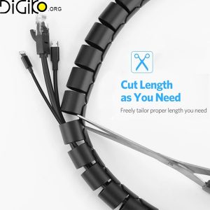 سیم جمع کن 2 متری 25 میل رنگ مشکی