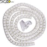 سیم جمع کن 2 متری 25 میل رنگ سفید