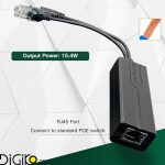 اسپلیتر POE دارای قابلیت اتصال به دوربین 12 ولت