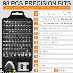 پیچ گوشتی 115 عددی فول