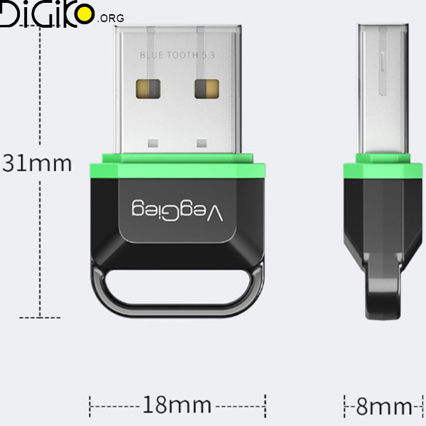 بلوتوث ورژن 5.3 وگیگ مدل V-UB503