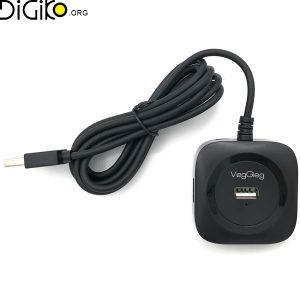 هاب USB2.0 وگیگ 4 پورت مدل V-U2408