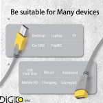 کابل افزایش طول USB2.0 وگیگ 10 متری