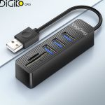 هاب USB2.0 و رم ریدر وگیگ مدل V-C303