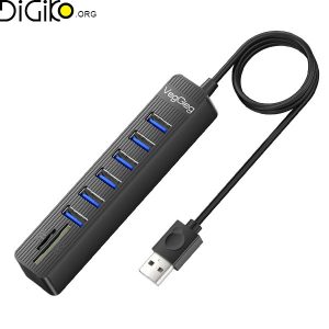 هاب USB2.0 و رم ریدر وگیگ مدل V-C306