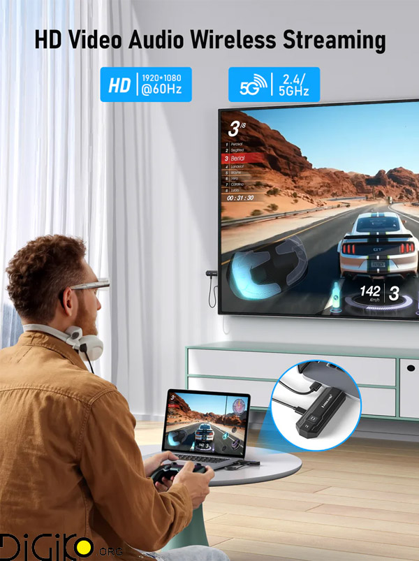 انتقال بی سیم HDMI تا 50 متر P20 Lemorele