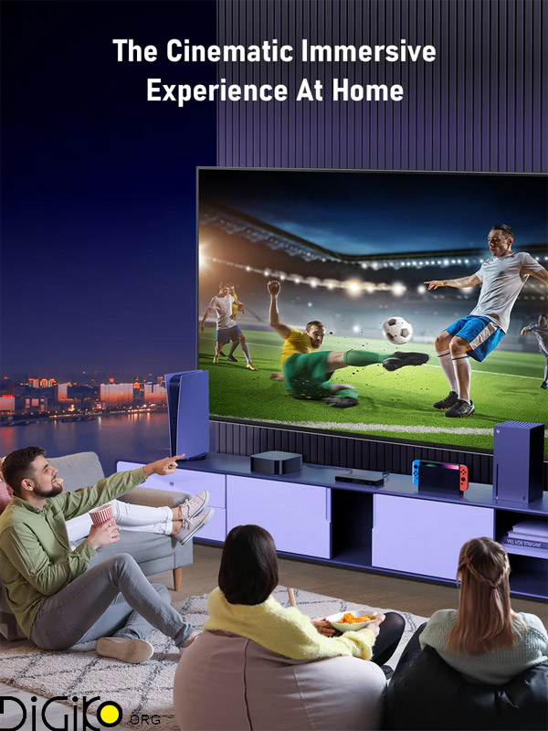 سوئیچ 5 پورت HDMI2.0 4K مدل Lemorele G96