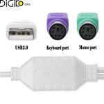 تبدیل PS2 به USB برد دار مینی تک