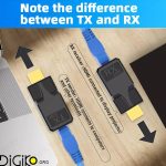 اکستندر کابل HDMI با شبکه تا 60 متر