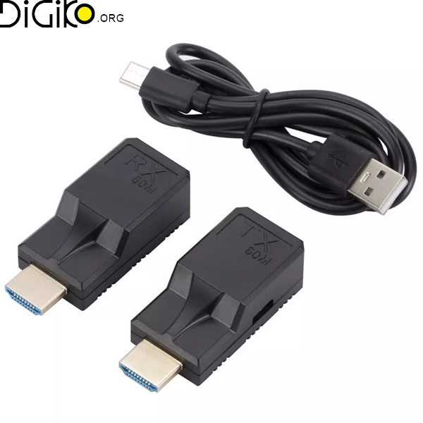 اکستندر کابل HDMI با شبکه تا 60 متر