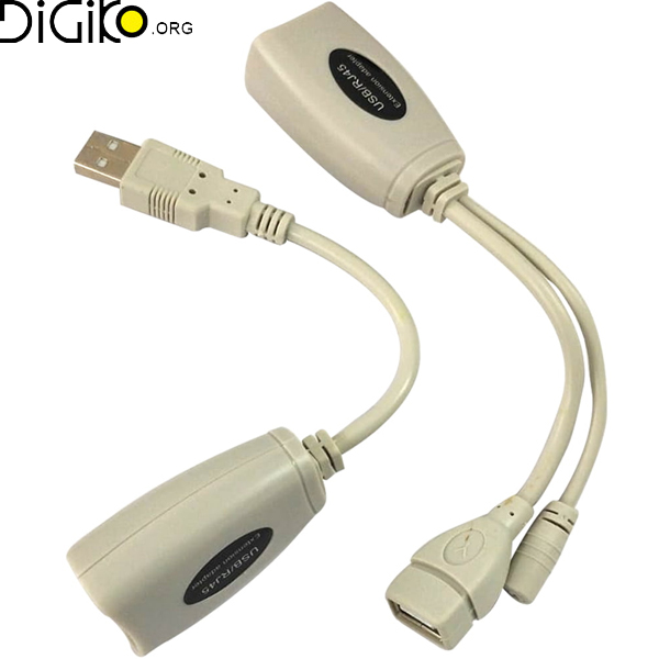 اکستندر اکتیو USB با کابل شبکه تا 45 متر