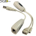 اکستندر اکتیو USB با کابل شبکه تا 45 متر