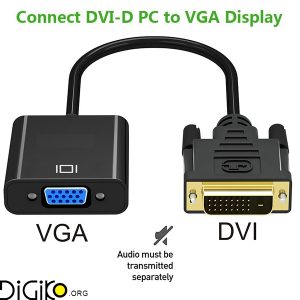 تبدیل DVI -D به VGA اکتیو مینی تک