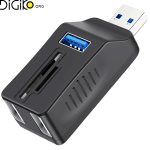 رم ریدر و هاب USB بدون کابل مینی تک