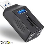 رم ریدر و هاب USB بدون کابل مینی تک