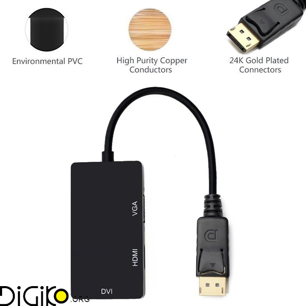 تبدیل DP به HDMI ،VGA ، DVI مینی تک