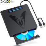 دی وی دی رایتر اکسترنال مینی تک با پورت USB و SD