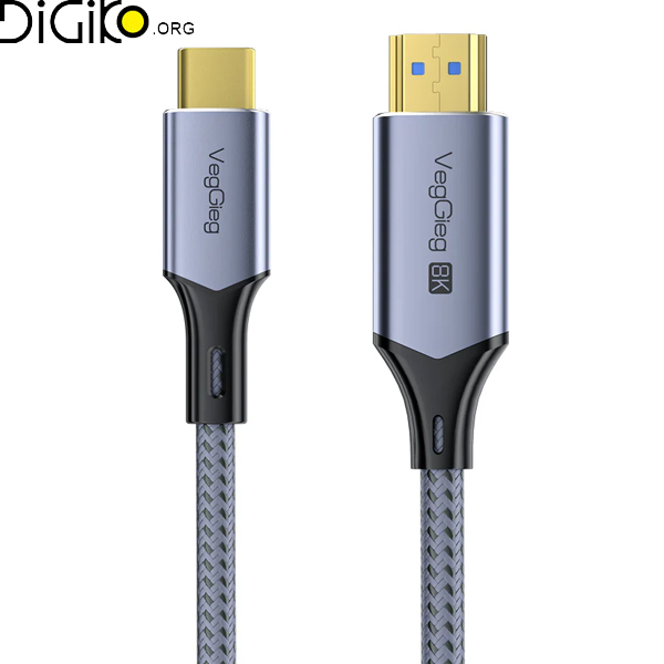 کابل TYPE-C به HDMI 8K وگیگ V-Z104