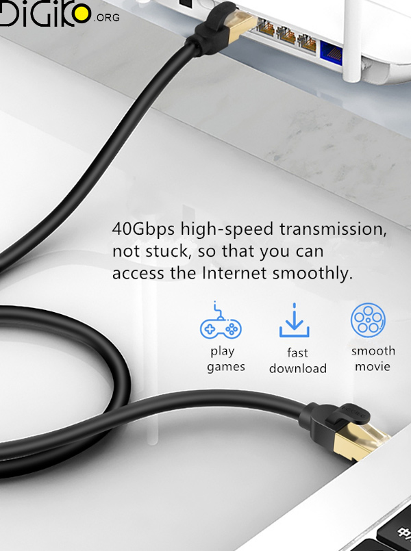 کابل پچ کورد Cat8 Sftp وگیگ 5 متری