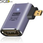 تبدیل Micro HDMI به HDMI 8K ماده مینی تک