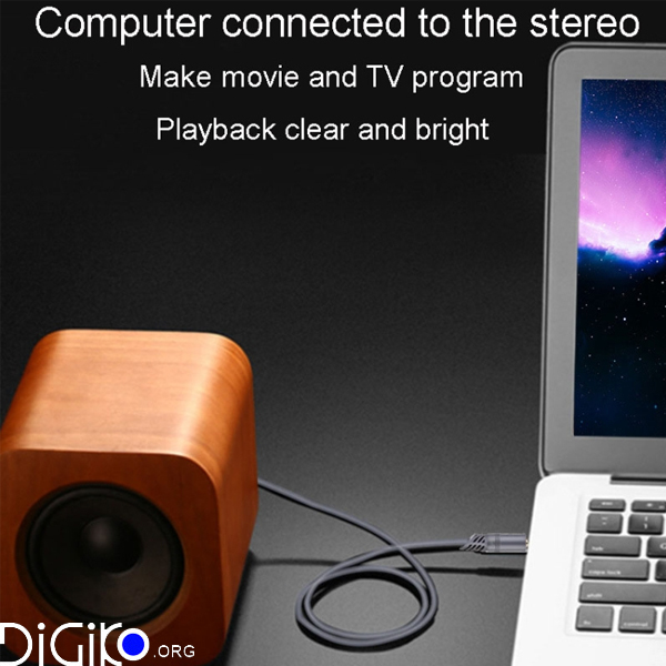 کابل 1به1 AUX مینی تک 10 متری