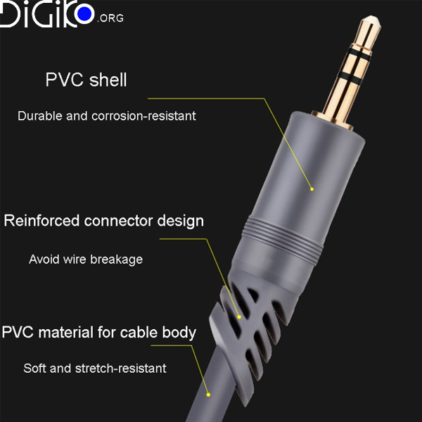 کابل 1به1 AUX مینی تک 10 متری