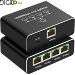 تبدیل اکتیو 1 به 4 پورت شبکه مینی تک