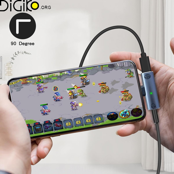 تبدیل تایپ سی به AUX و PD100W مینی تک