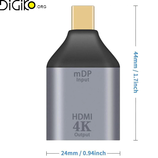 تبدیل MDP به HDMI 4K 30Hz مینی تک