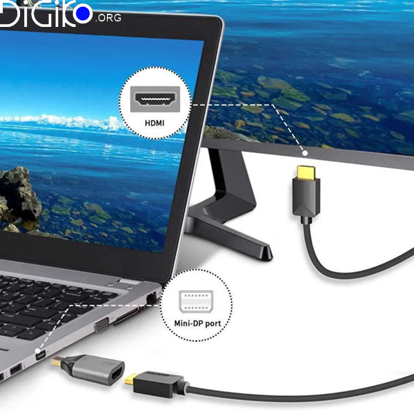 تبدیل MDP به HDMI 4K 30Hz مینی تک