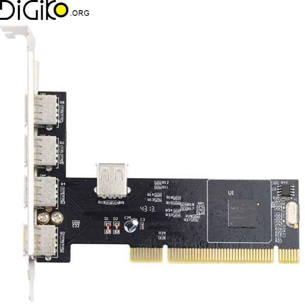 کارت PCI USB اینترنال مینی تک با چیپ NEC
