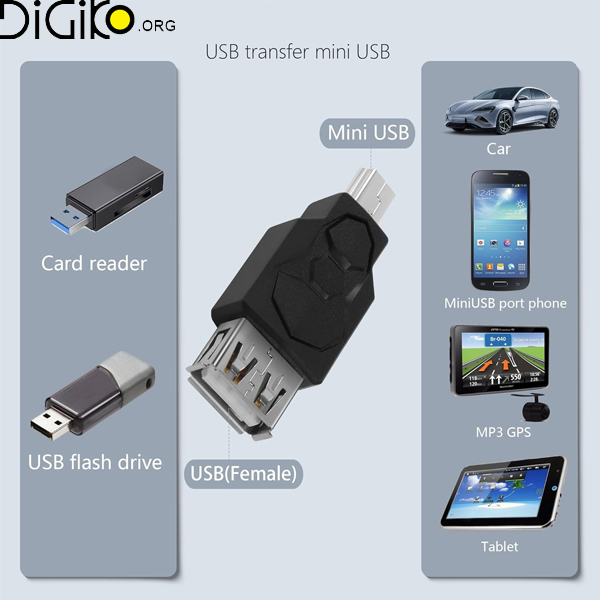 تبدیل OTG Mini USB مینی تک