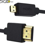 کابل HDMI 4K به Micro HDMI فنری مینی تک 1.2 متری